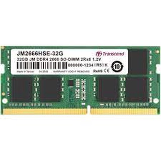 Transcend 32GB JetRam DDR4 2666MHz SODIMM CL19