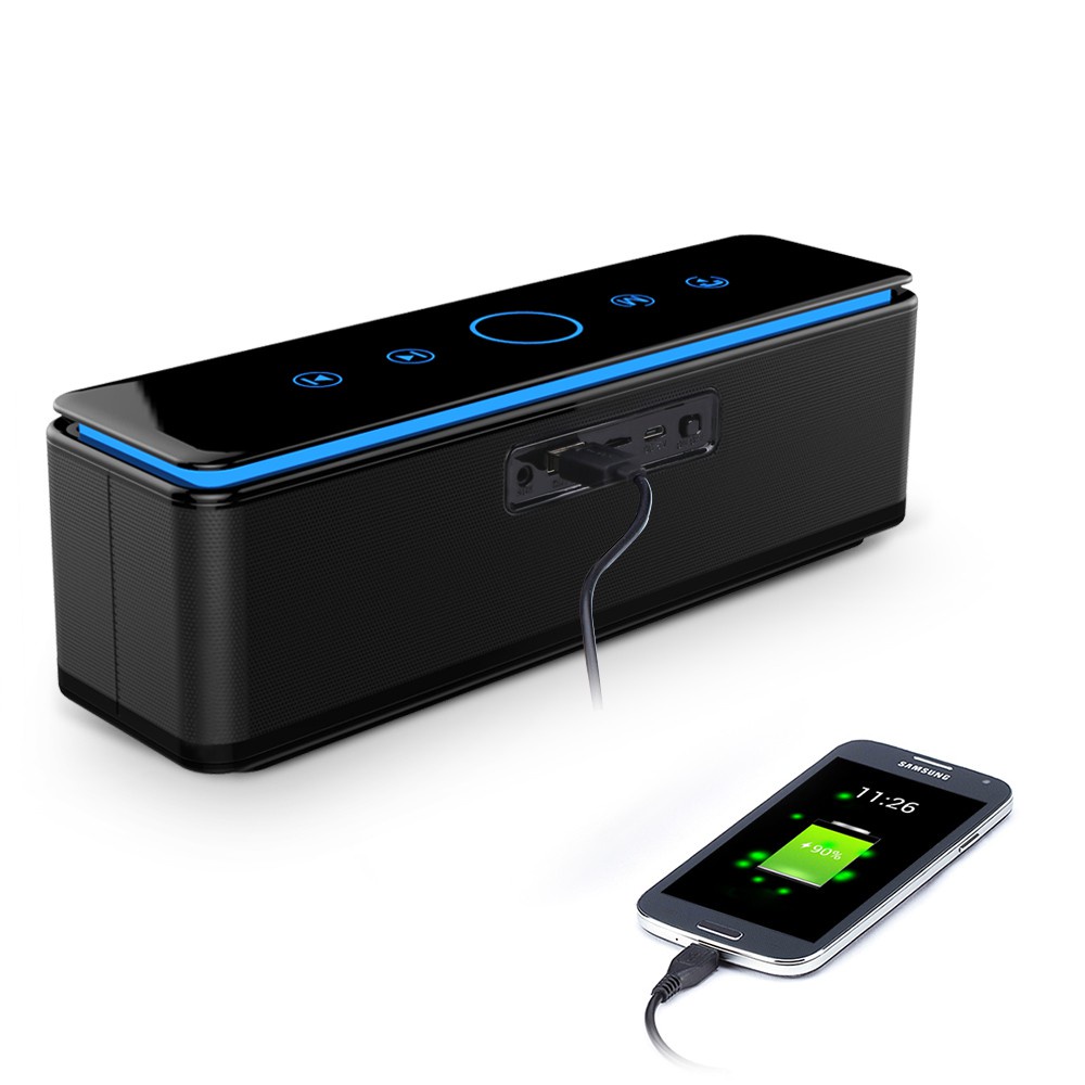 ลำโพงบลูทูธ ทัชสกรีนได้ power bank speaker ZealotS7 Touch Bluetooth