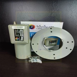 Mastersat GMMZ หัวรับสัญญาณ LNBF LNB ระบบ C-Band 1 ขั้ว ดูทีวีอิสระ 1 จุด สำหรับจานดำใหญ่ จานตะแกรงใหญ่ รองรับไทยคม 6 ห