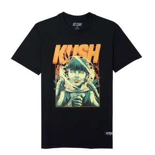 เสื้อยืดพิมพ์ลายแฟชั่น KUSH Co. GlassHead (BLACK) T-Shirt