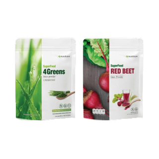 NARAH SUPER FOOD CHRISTMAS SET RED BEET & 4GREENS