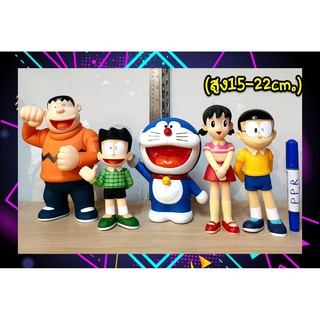 Model Doraemon ชุดครอบครัวโดเรมอน 5ตัว (ขายทั้งชุด5ตัวค่ะ) #ปอ ปริน