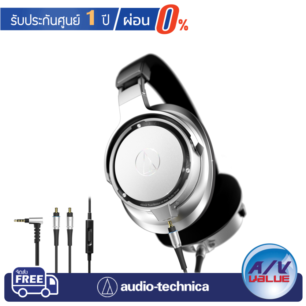 Audio-Technica ATH-SR9 Sound Reality Over-Ear High-Resolution Headphones ** ผ่อนชำระ 0% **
