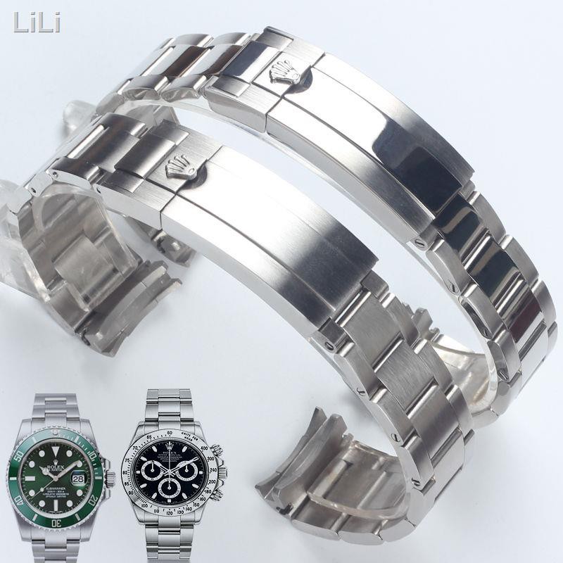 ❀เปลี่ยนสายนาฬิกา Rolex สายสเตนเลสสตีลแบบแข็งสายนาฬิกาสำหรับผู้ชาย  Submariner สีดำสีเขียวน้ำ Ghost 316 สแตนเลส | Shopee Thailand