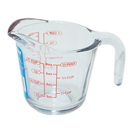 แก้วชงกาแฟ 8 ออนซ์ / 250 ml. แข็งแรง กันความร้อน อัตราส่วนแม่นยำ