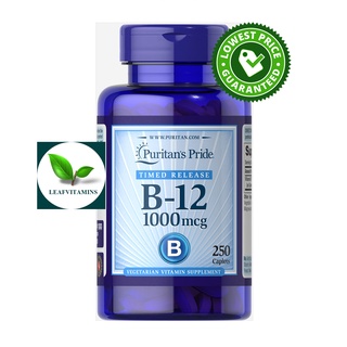 Puritans Pride Vitamin B-12 1000 mcg Timed Release / 250 Caplets