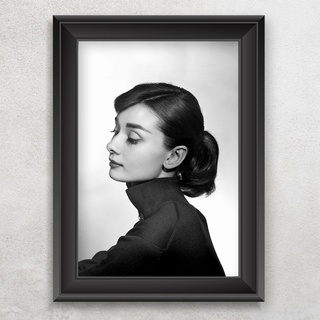 Audrey Hepburn Poster : Vintage Photography โปสเตอร์ ออดรีย์ เฮปเบิร์น ขนาด 13x19 นิ้ว