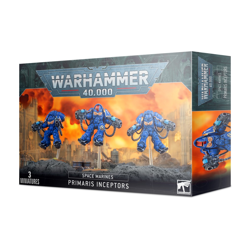 [200B พร้อมส่ง]Warhammer 40K: SPACE MARINE:PRIMARIS HELLBLASTERSโมเดลเกมจำลอง