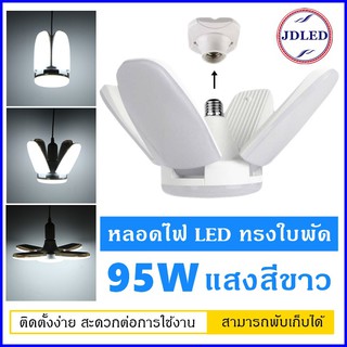 PAE-4095 หลอดไฟ LED ทรงใบพัด พับเก็บได้ ปรับมุมโคมไฟได้ ประหยัดพลังงานไฟ