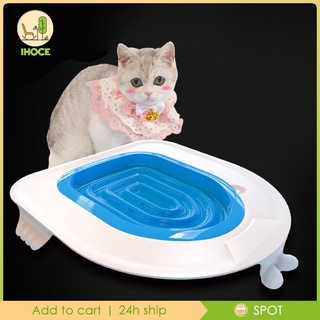 Professional Cat Toilet Litter Cleaning Potty Trainer Tools Cat Mat Indoor Training Kit Pet Kitten Tray