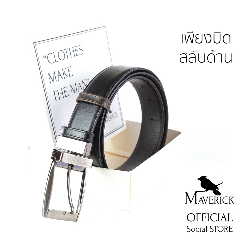 [Combo shoes+belt] All-Black LEO + Formal Reversible Belt Black & Brown