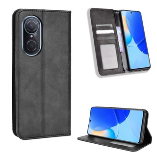 กรณี Huawei Nova 9 SE Case Flip Leather Back Cover Phone Casing Huawei Nova 9 SE 9SE เคสโทรศัพท์มือถือ พลิกซอง