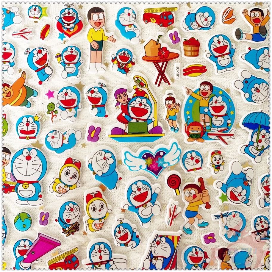 ▶ สติกเกอร์ ลายโดราเอมอน Q-1 DIY สําหรับติดตกแต่ง 5 แผ่น รูปที่ 3