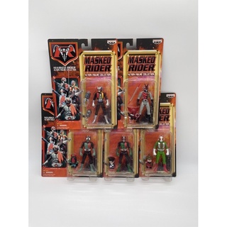 Banpresto 1998 Masked Rider Collection 5 Action Figure Set ชุดที่ 1 มือ1 ครบชุด