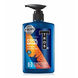 TROS Deo Shower Gel Cool Sport ทรอสครีมอาบน้ำระงับกลิ่นกาย 450 มล.