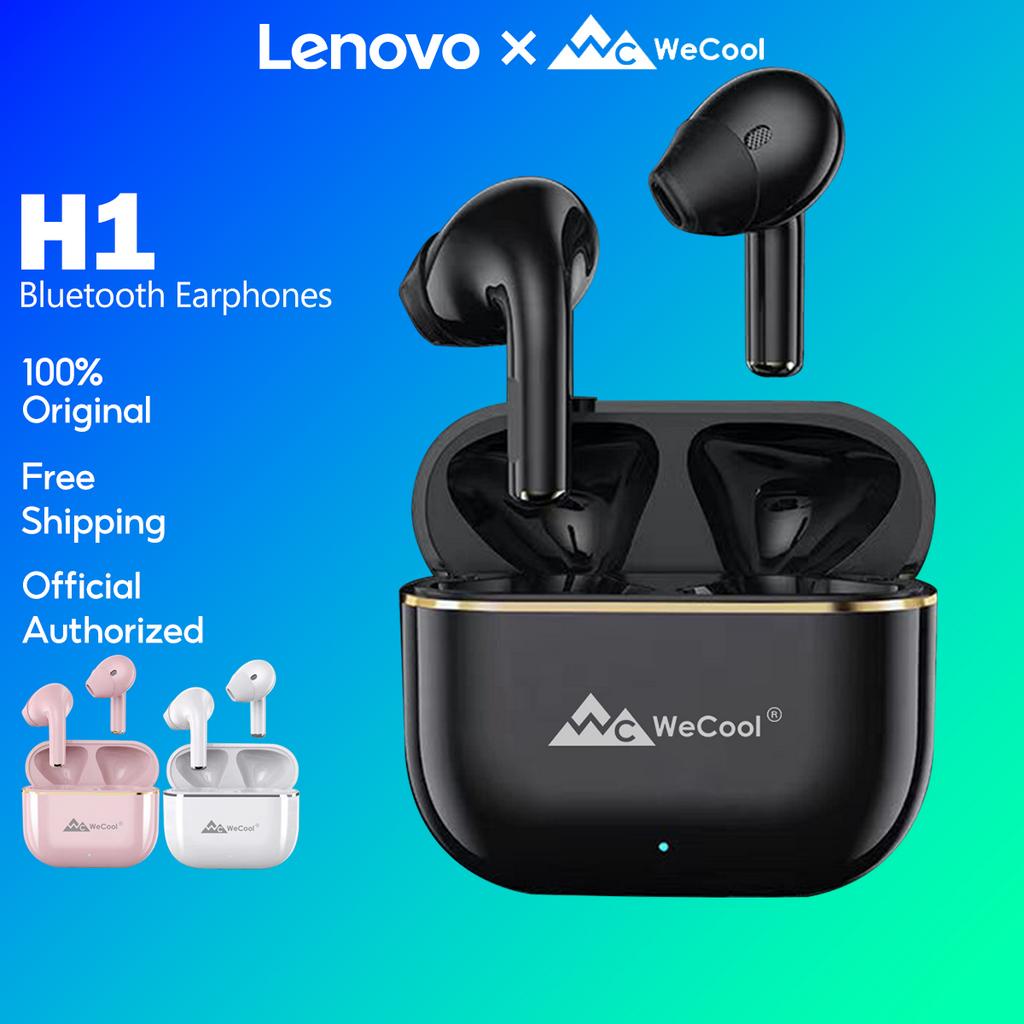 Lenovo x WeCool H1 หูฟังบลูทูธ True Wireless Bluetooth 5.0 HD สเตอริโอ Low latency การเล่นเกมพร้อมไมโครโฟน HD Music