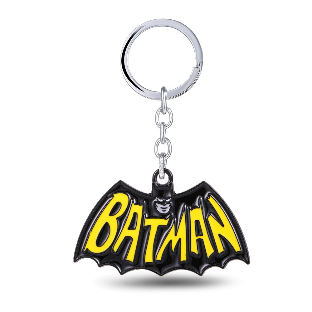 Avengers Batman LOGO โลโก้พวงกุญแจจี้ Marvel พวงกุญแจ Marvel Comics Key Rings