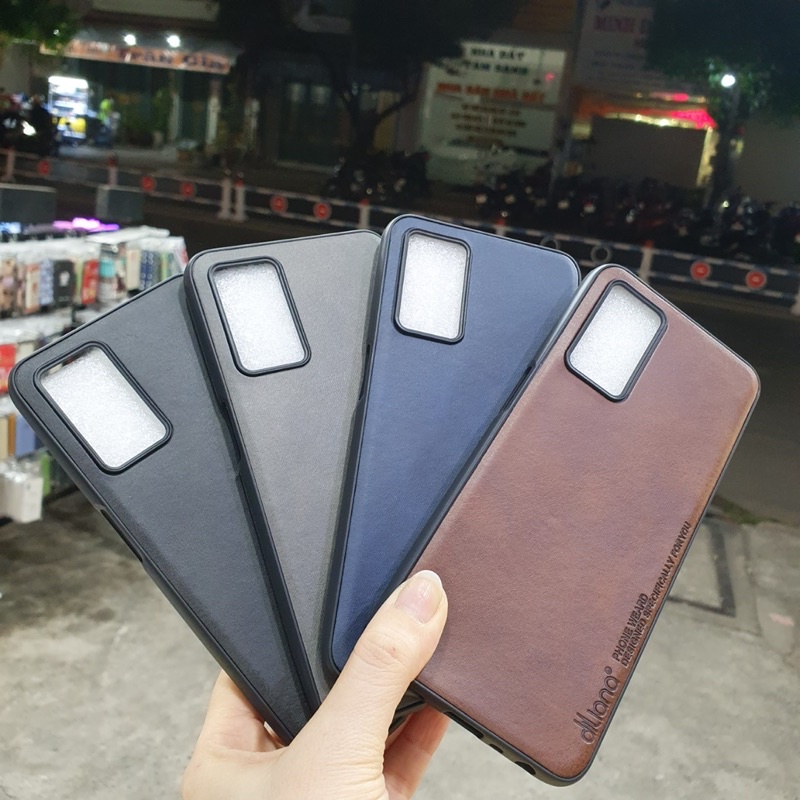 เคส Oppo A55 5G /Oppo A56 / Oppo A16 5G /A53S 5G ด้านหลังหนังยืดหยุ่นสีดํา