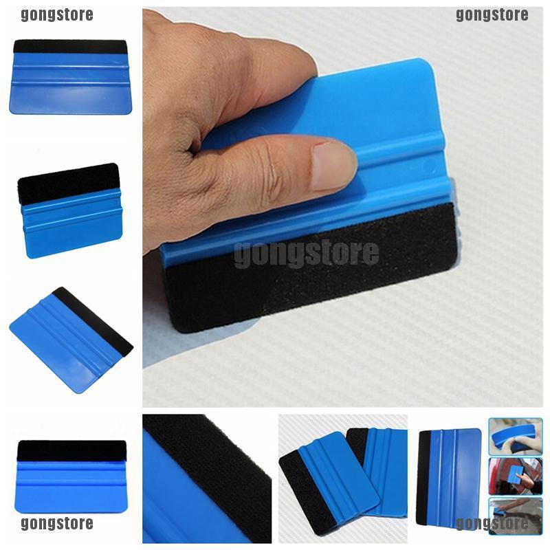 Vinyl Plastic Wrap Applicator Car Squeegee Decal Soft Felt Edge Scraper Tool