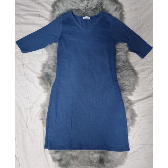 เดรสผ้ายืด ป้าย Wara closet มือสอง