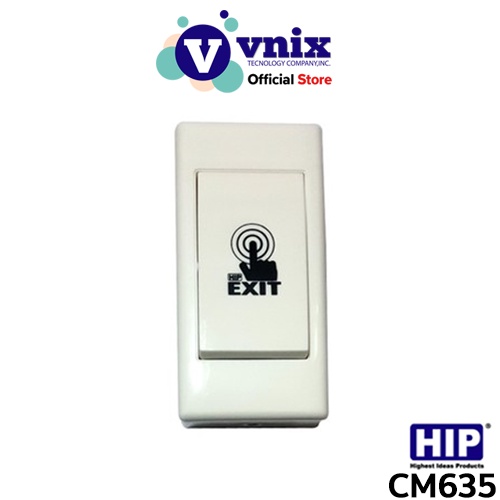 HIP Exit Switch รุ่น CM635 ปุ่มกด เปิด-ปิด ประตู PVC Plastic NO/NC/COM ...