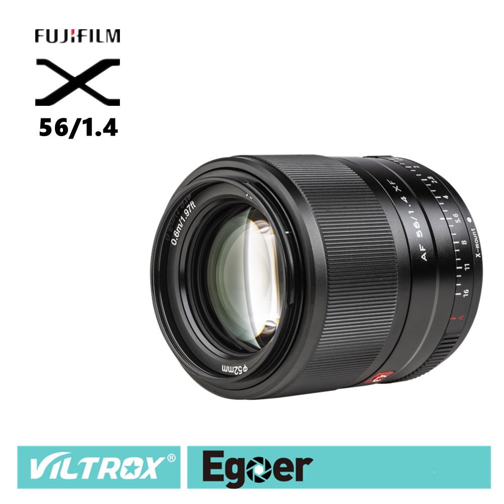 Viltrox 56mm F1.4 STM เลนส์ออโต้โฟกัส Fuji X-Mount Mirrorless cameras X-Pro3 X-T2 X-T3 X-T4 X-T20 XT-30