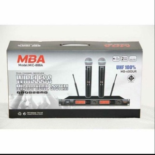 ไมค์ลอย MBA ปรับความถี่ รุ่น MB-4000U (UHF)