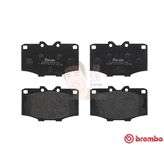 P83 006B ผ้าเบรก F (แท้ BREMBO รุ่น Black) TOYOTA ไฮลักซ์ เซิร์ฟ LN Surf, Landcruiser ปี1982-&gt;