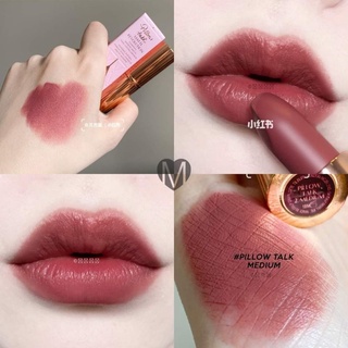 Charlotte Tilbury Matte Revolution Lipsticks 3.5 g. สี Pillow Talk Medium (ขนาดจริง)