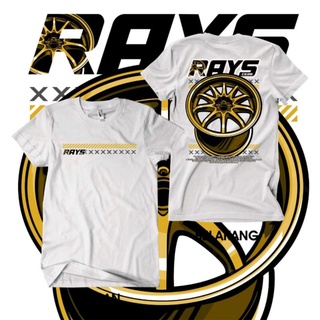 เสื้อยืด พิมพ์ลายโลโก้รถยนต์ JDM Order Rays CE28 Rims CE28