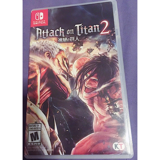 แผ่นเกมส์ Nintendo Switch มือสอง Attack on Titan 2