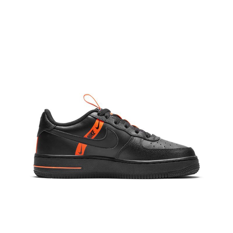 nike air force 1 '07 lv8 black and orange