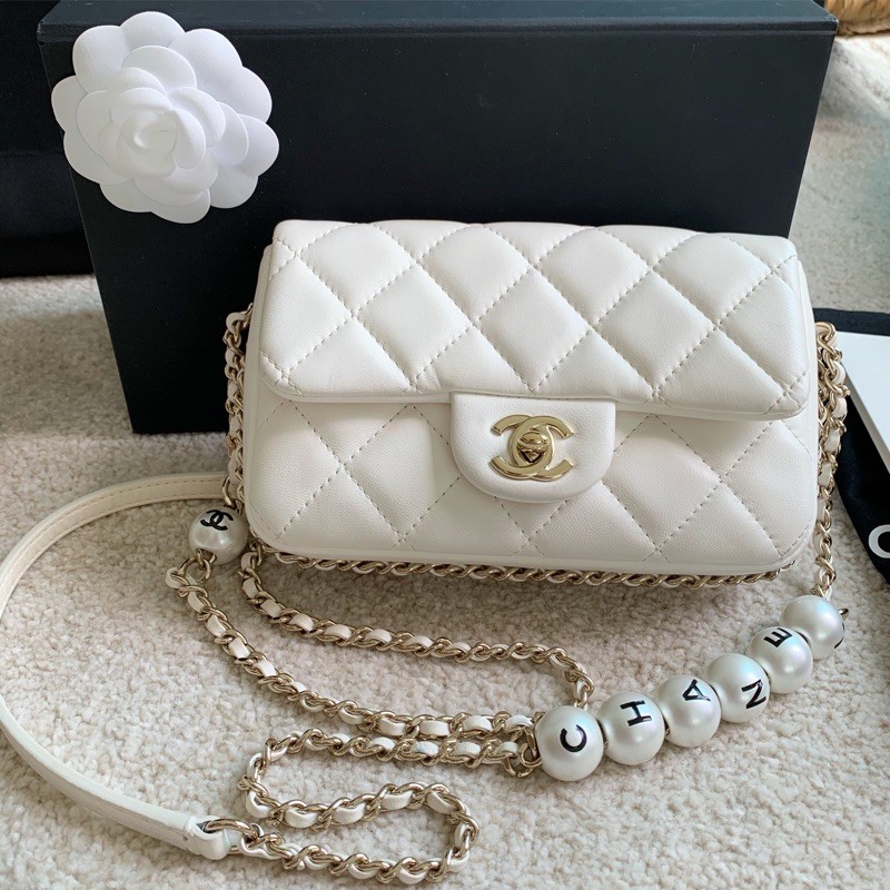 Chanel mini7.5 with pearl