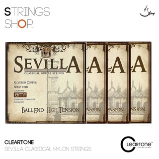 สายกีตาร์โปร่ง(สายคลาสสิค)	Cleartone 	Sevilla Classical Nylon Strings (8450,8452,8440,8442)