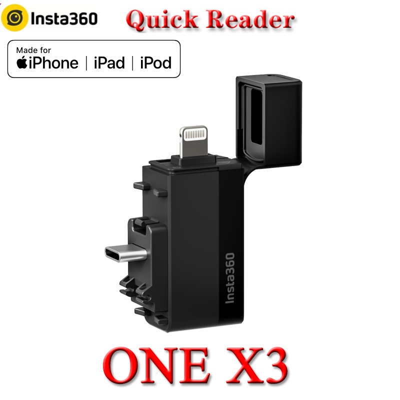 Insta360 ONE X3 Quick Reader อุปกรณ์เสริมดั้งเดิมสำหรับ Insta360 X3