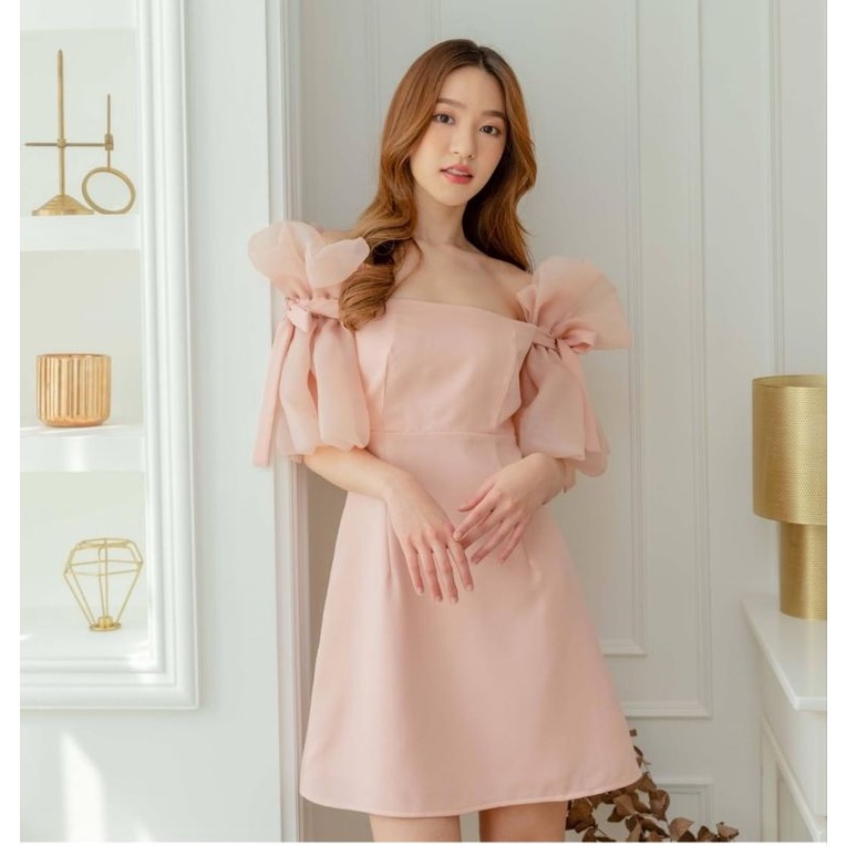 Piranya minidress สีชมพู size L