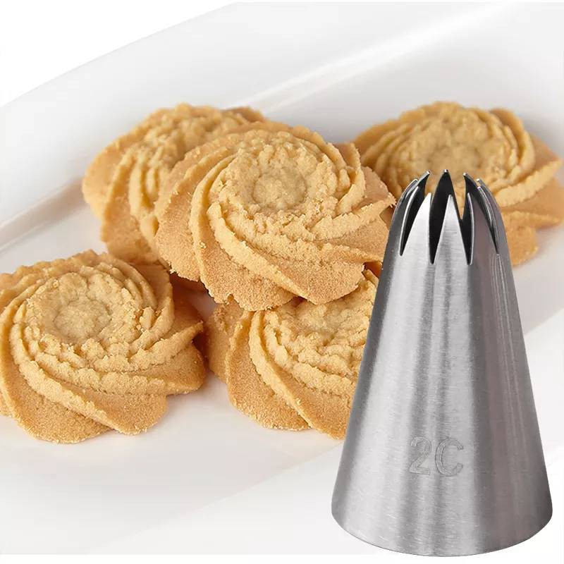 หัวบีบ No.2C หัวบีบครีม บีบวิปครีม - รูปที่ 6