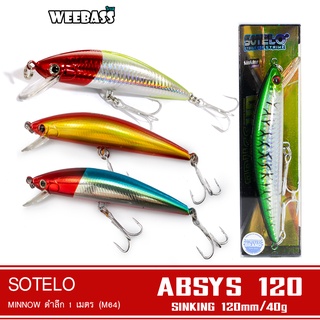 SOTELO - รุ่น ABSYS M64 (120mm) หยื่อปลั๊ก เหยื่อปลอม (2)