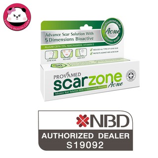 Provamed scar zone acne 10 g โปรวาเมด สการ์โซน แอคเน่ 1 หลอด