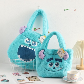 GALA Disney James P. Sullivan Cute Cartoon Plush Figure Shoulder Handbag bag Large Capacity Fashion Personality