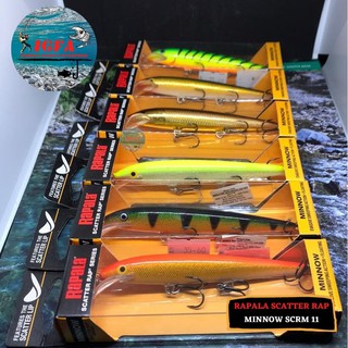 Rapala เหยื่อล่อแร็ป minnow SCRM11