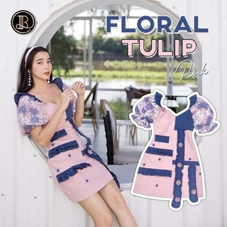 BLT Brand : Floral Tulip เดรสน่ารักสวยหวาน มี S