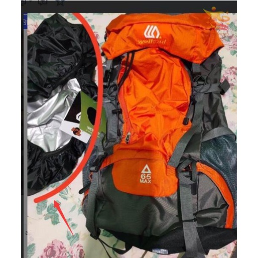 กระเป๋าเป้สะพายหลังกระเป๋าเดินทางป้องกันน้ํา 65 ลิตรสําหรับผู้ชาย - รูปที่ 7