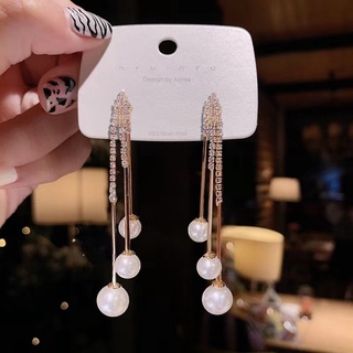 Fashion earrings ต่างหูเงินแท้925 ต่างหูแฟชั่น (พร้อมกล่อง)