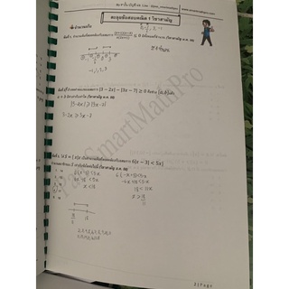 ชีทคณิตศาสตร์ Smart Math Pro มือ 2 วิชาสามัญ