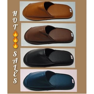 รองเท้าสวมใส่ในอาคาร(ผ้าหนังPVCเกรดpremium)มี2ขนาดให้เลือก M,L