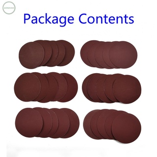 GORGEOUS~30Pcs Hook Loop 4 320/400/600/800/1000/1500 Grit Sand Paper Sanding Disc Tools