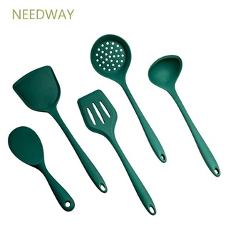 Needway ช้อนซิลิโคนทนความร้อนสําหรับตักซุปเครื่องครัว