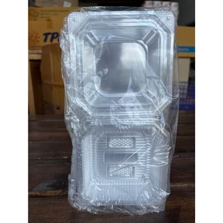 กล่องเบเกอรี่ BL17A บรรจุ100ชิ้น/เเพ็ค (ฝาล็อคในตัว ไม่เป็นไอน้ำ)
