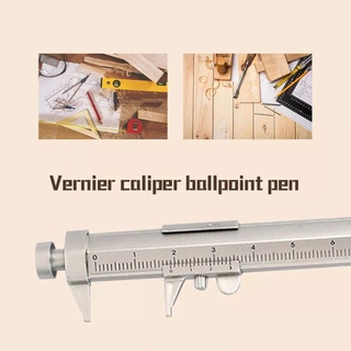 1Pcs 0.5Mm pen vernier ปากกาเจลหมึกปากกา ปากกาลูกกลิ้ง เวอร์เนียคาลิปเปอร์ Vernier caliper เป็นเครื่องมือวัดระยะที่มีควา